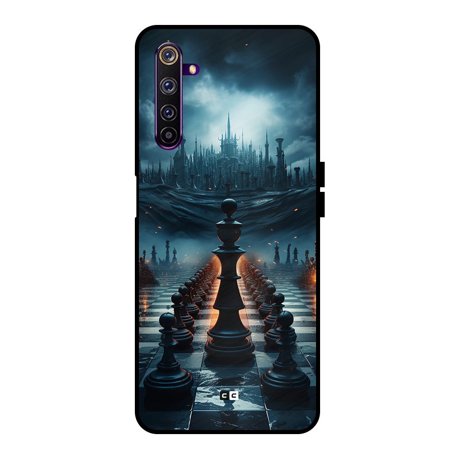 Chess World Metal Back Case for Realme 6 Pro