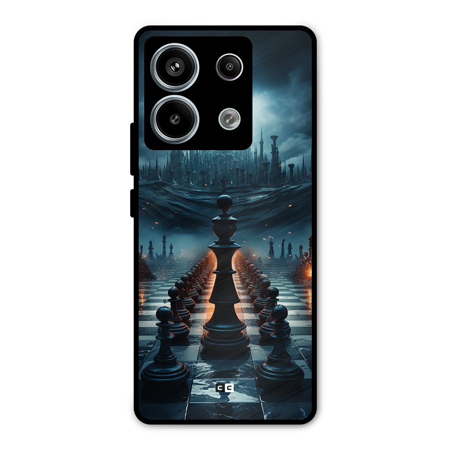 Chess World Metal Back Case for Redmi Note 13 Pro 5G