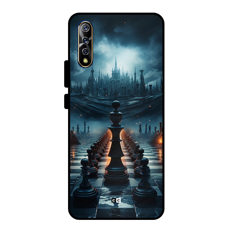 Chess World Metal Back Case for Vivo S1