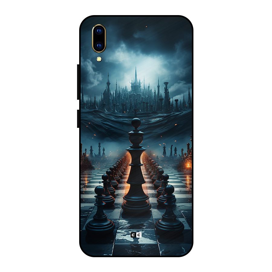 Chess World Metal Back Case for Vivo V11 Pro