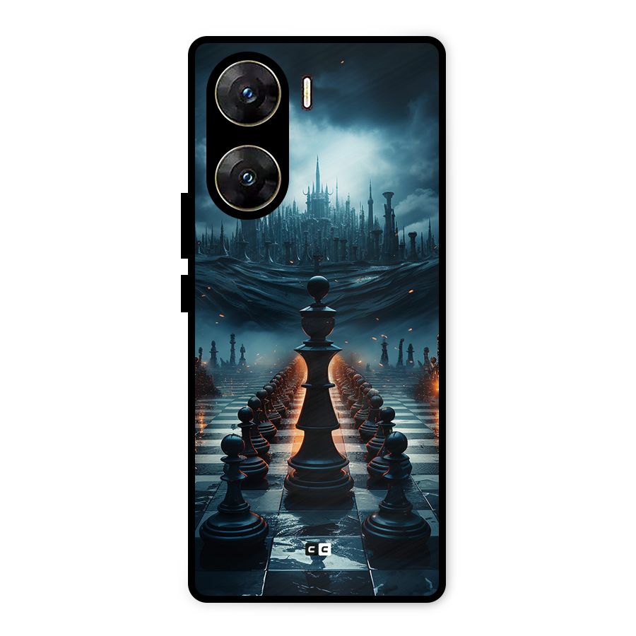 Chess World Metal Back Case for Vivo V29e