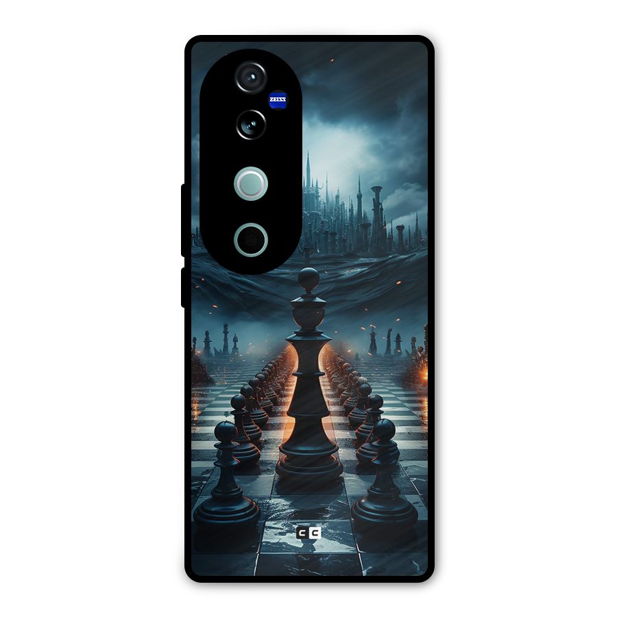 Chess World Metal Back Case for Vivo V40