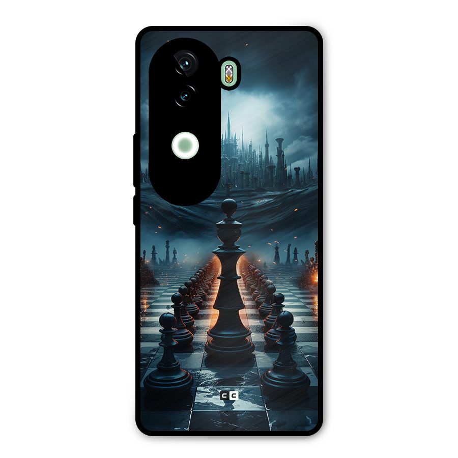 Chess World Metal Back Case for Vivo V40e