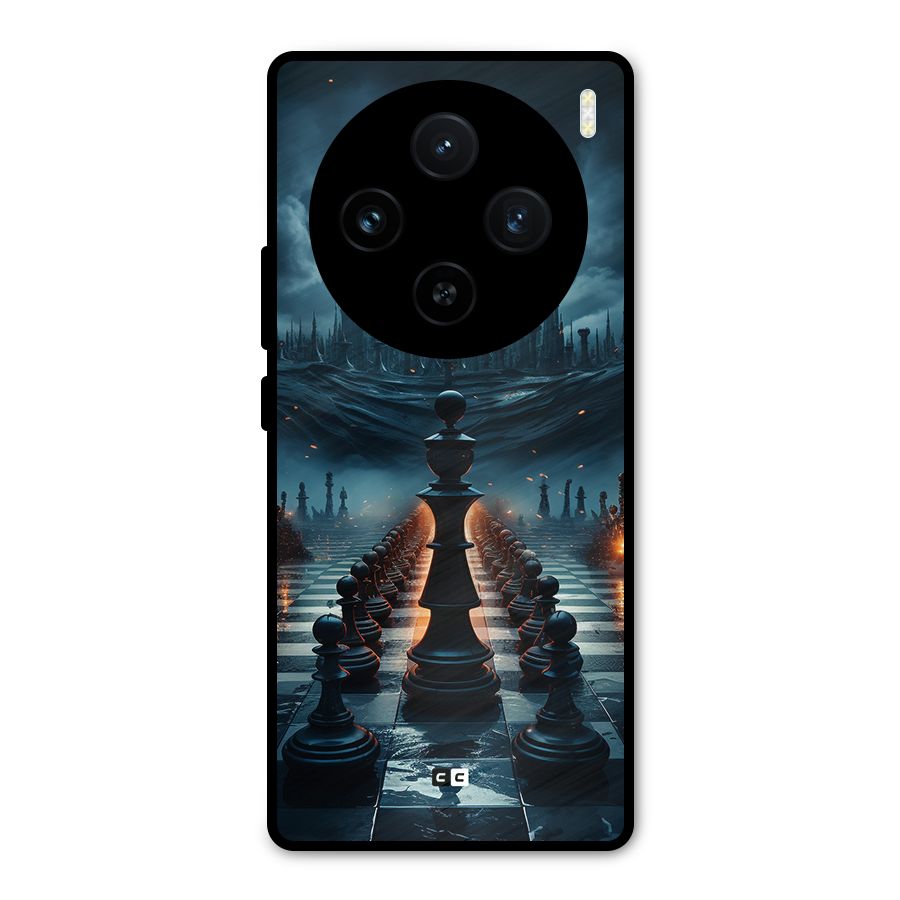 Chess World Metal Back Case for Vivo X100