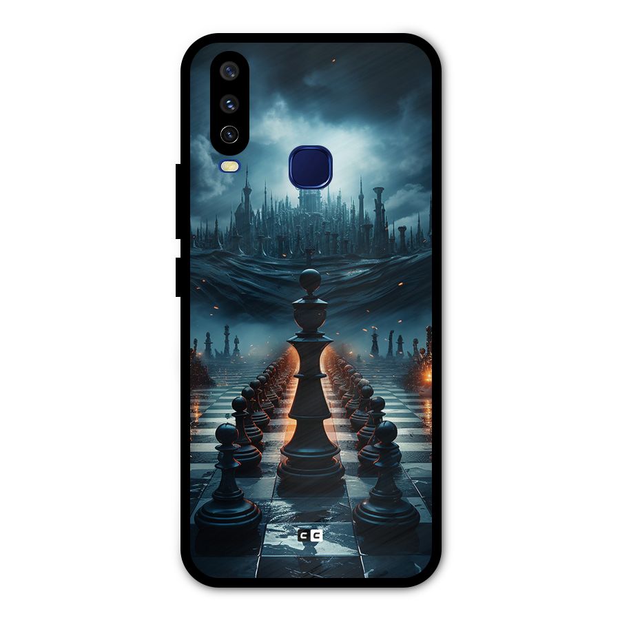 Chess World Metal Back Case for Vivo Y15
