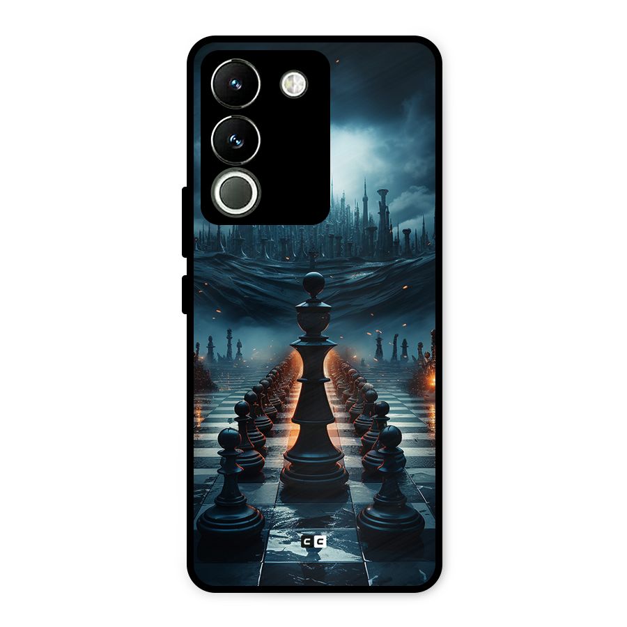 Chess World Metal Back Case for Vivo Y200