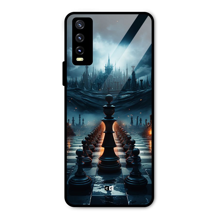 Chess World Metal Back Case for Vivo Y20g