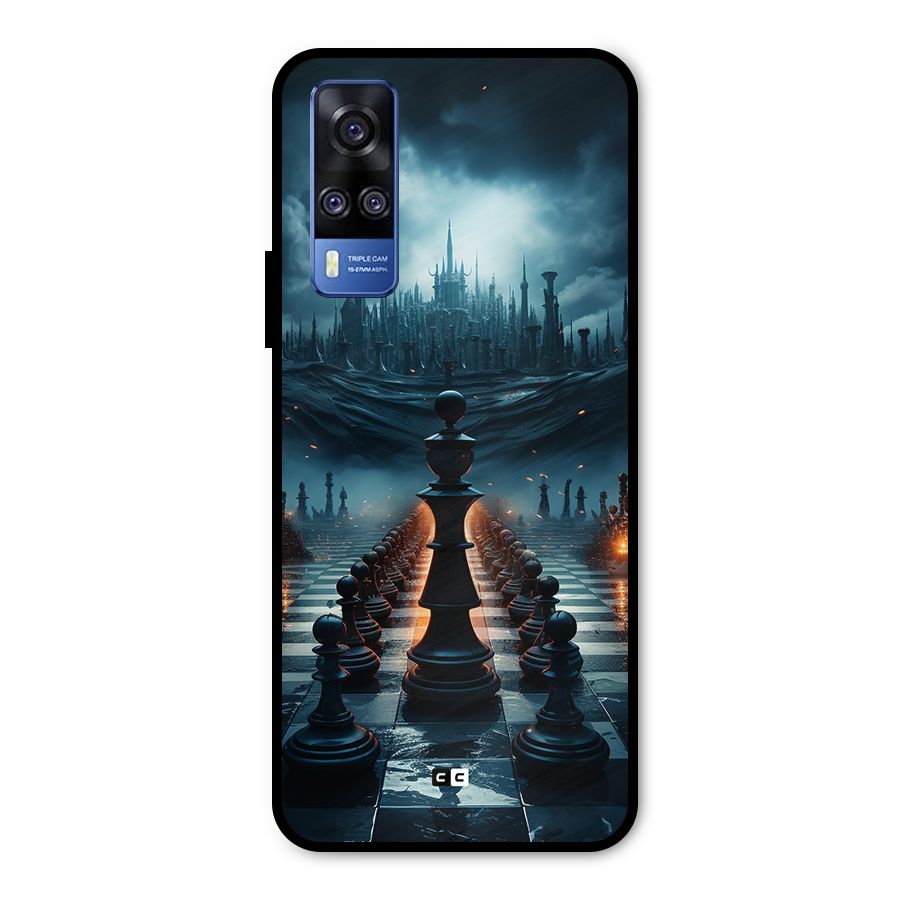 Chess World Metal Back Case for Vivo Y51A