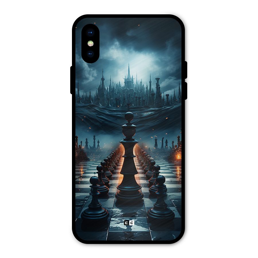 Chess World Metal Back Case for iPhone XS