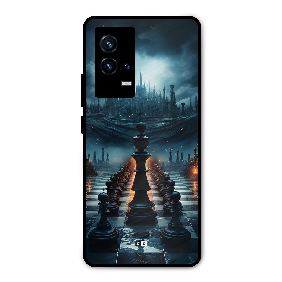 Chess World Metal Back Case for iQOO 9 5G