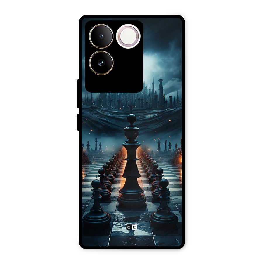 Chess World Metal Back Case for iQOO Z7 Pro