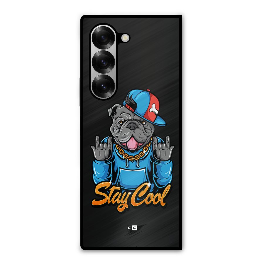 Chill Calm Cool Metal Back Case for Galaxy Z Fold6