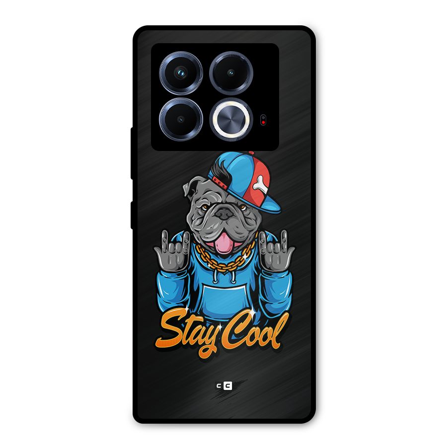 Chill Calm Cool Metal Back Case for Infinix Note 40 5G