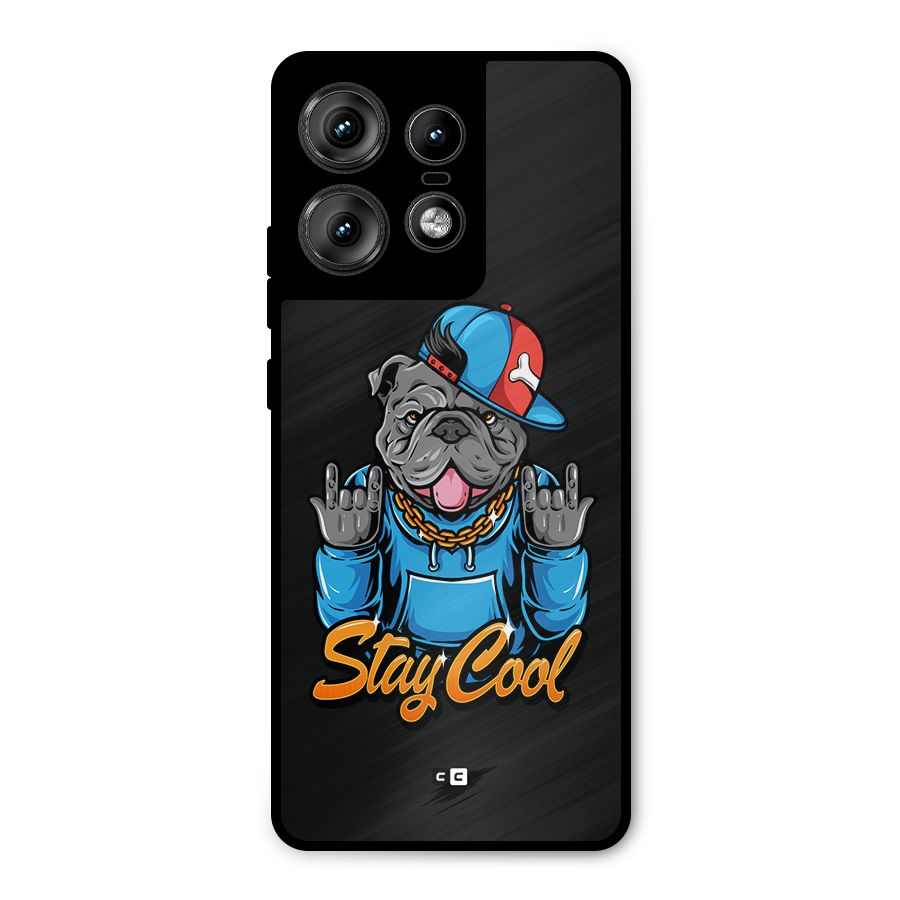 Chill Calm Cool Metal Back Case for Motorola Edge 50 Pro