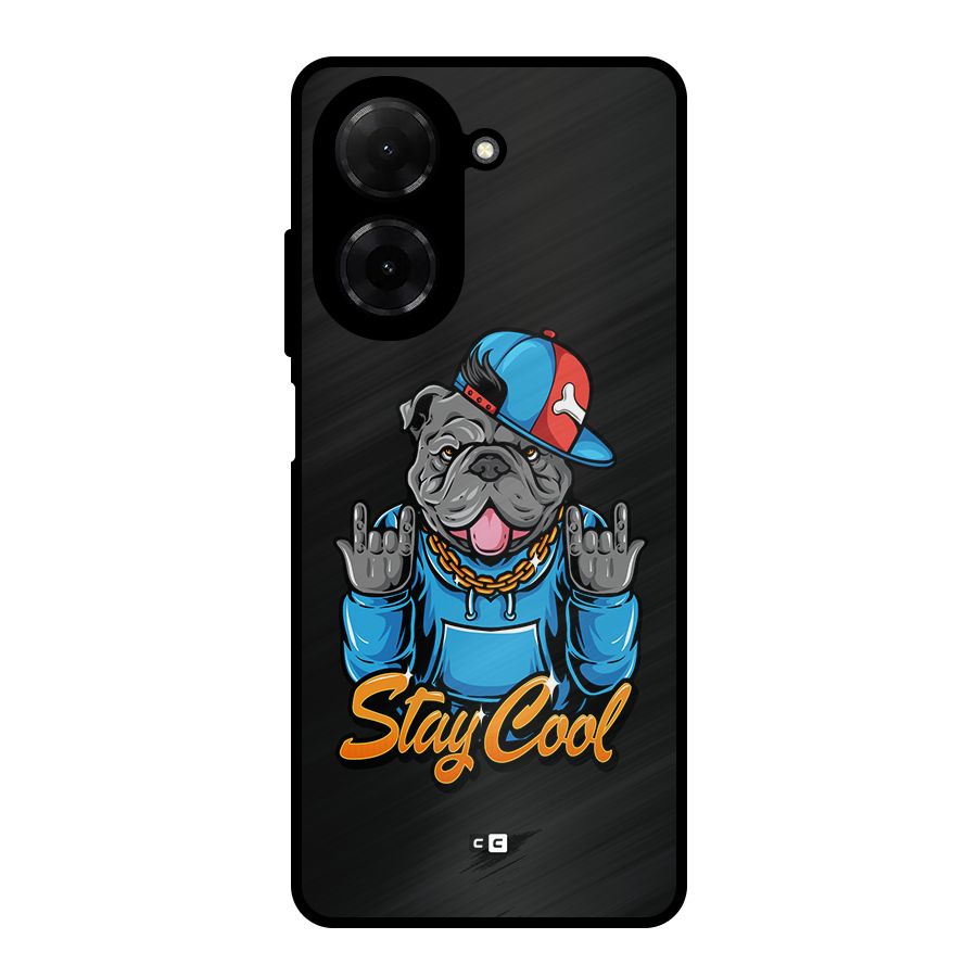 Chill Calm Cool Metal Back Case for Redmi A5 4G