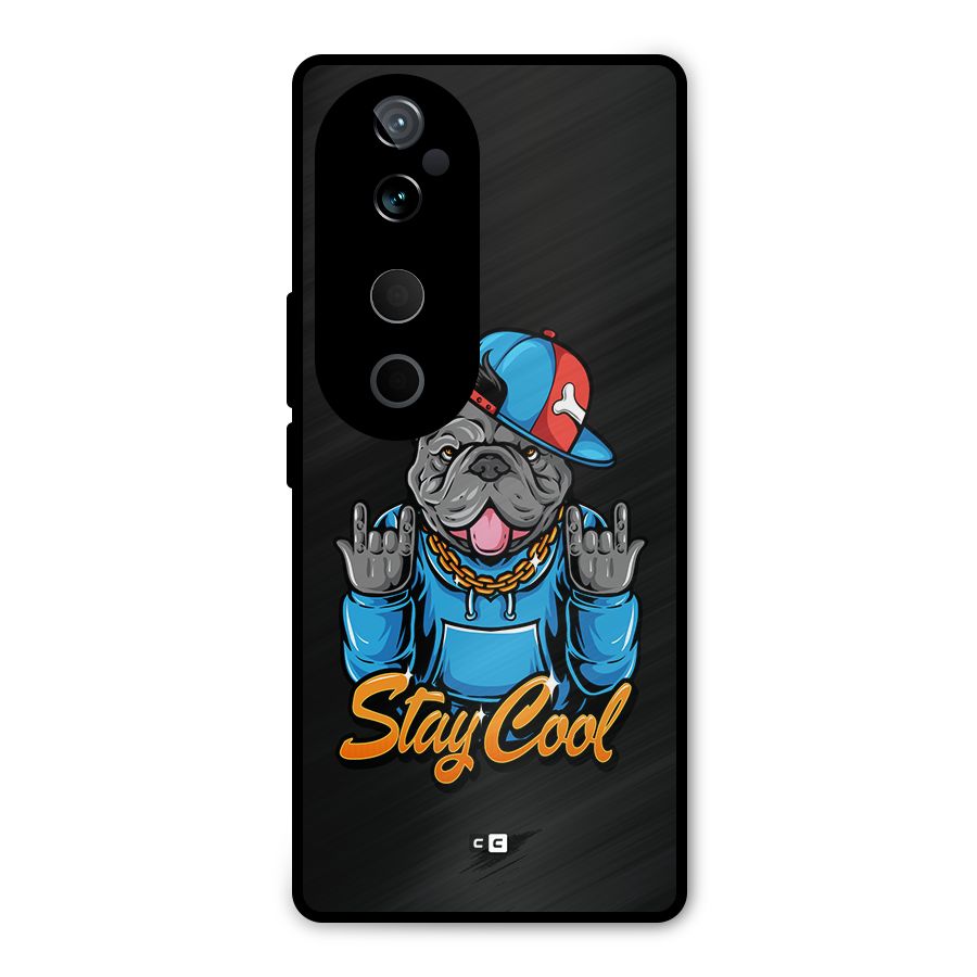 Chill Calm Cool Metal Back Case for Vivo T3 Ultra