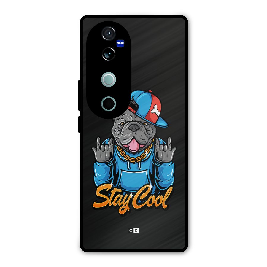 Chill Calm Cool Metal Back Case for Vivo V40