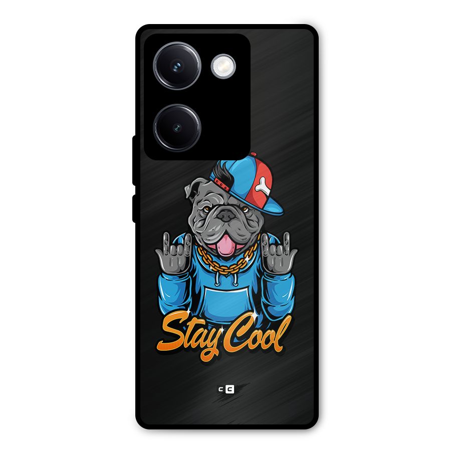 Chill Calm Cool Metal Back Case for Vivo Y300 Plus