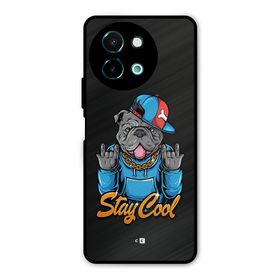 Chill Calm Cool Metal Back Case for Vivo Y58
