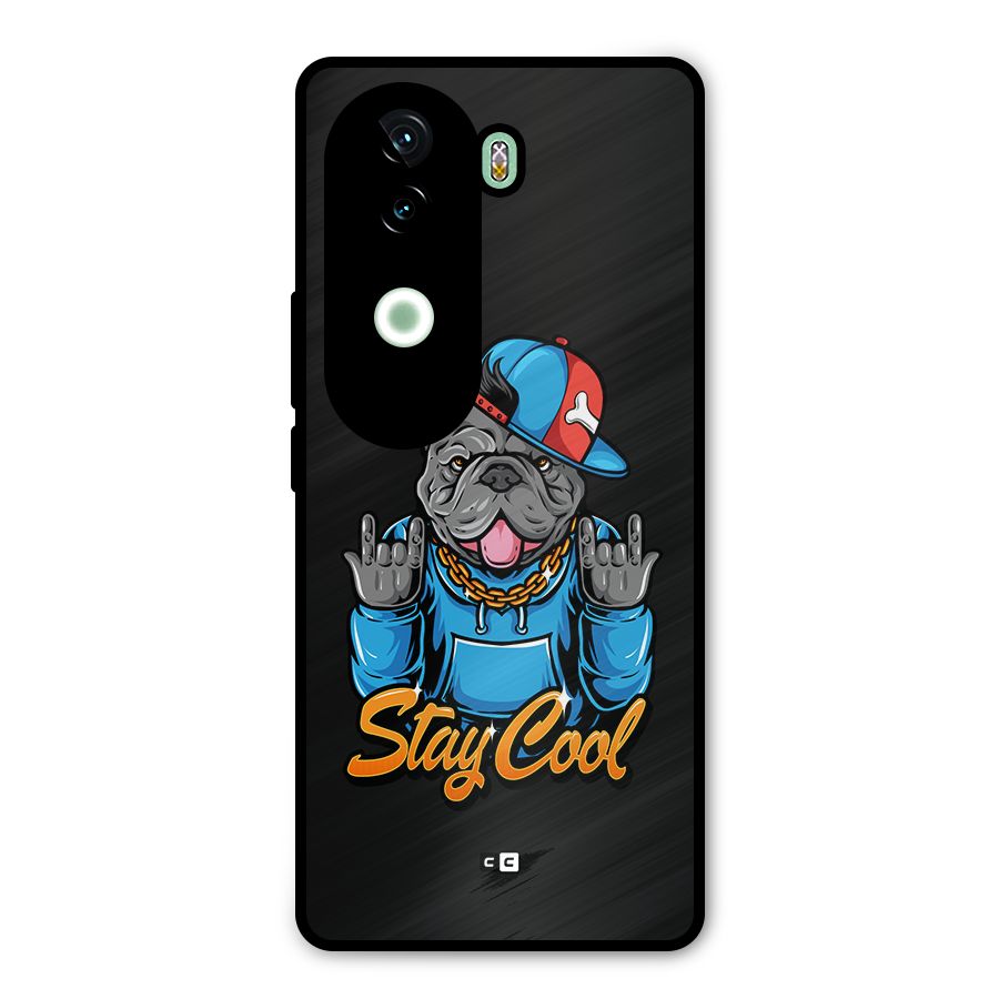 Chill Calm Cool Metal Back Case for iQOO Z9s