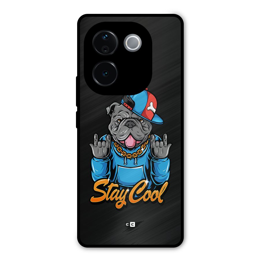 Chill Calm Cool Metal Back Case for iQOO Z9s Pro