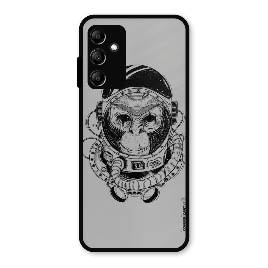 Chimpanzee Astronaut Metal Back Case for Galaxy A14 5G