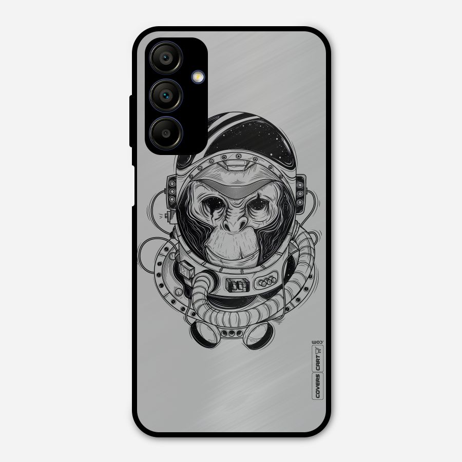 Chimpanzee Astronaut Metal Back Case for Galaxy A15 5G