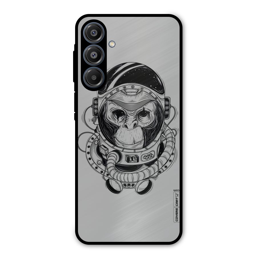 Chimpanzee Astronaut Metal Back Case for Galaxy A16 5G