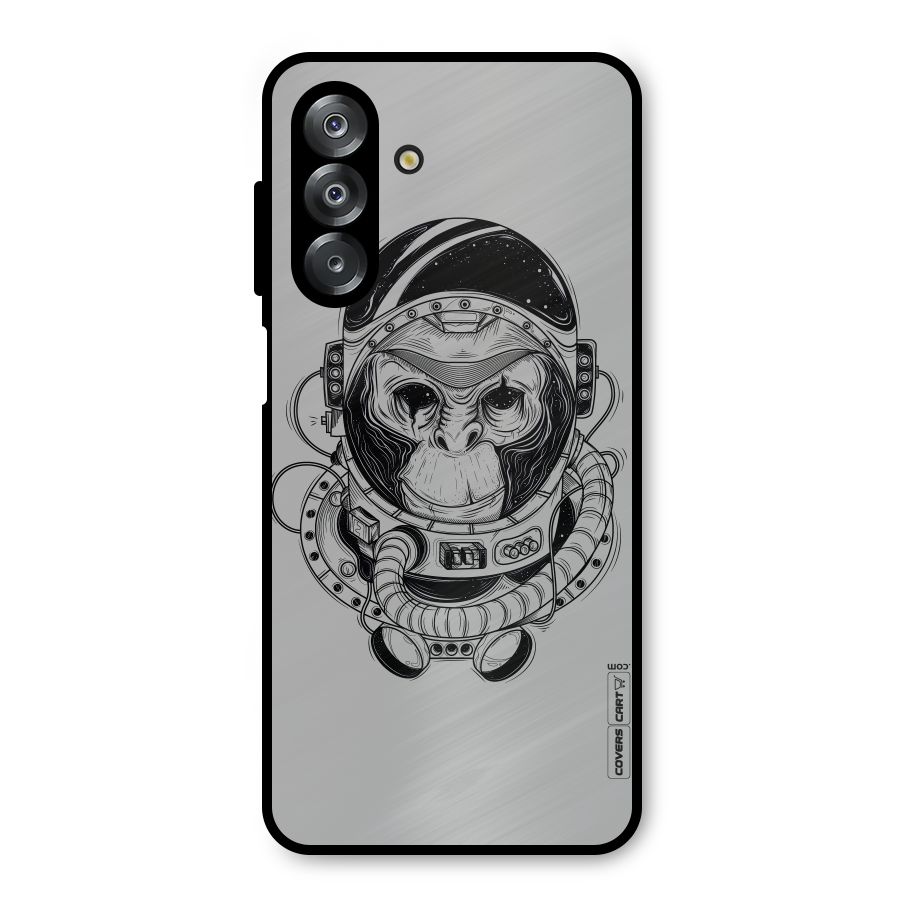 Chimpanzee Astronaut Metal Back Case for Galaxy A26