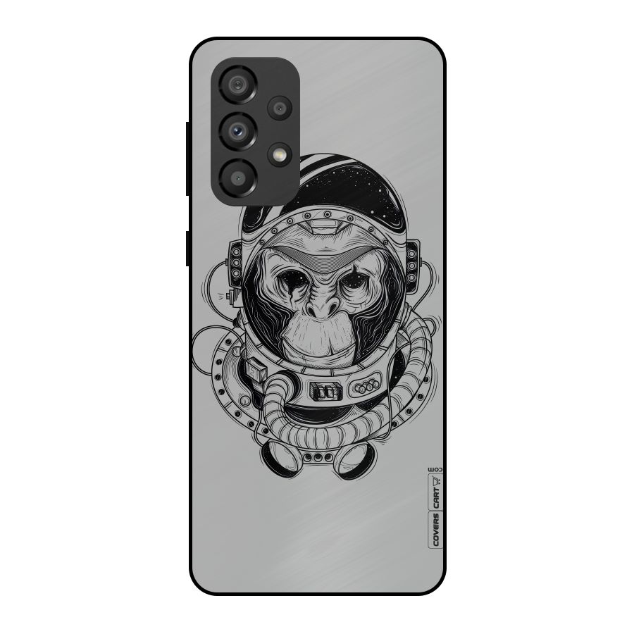 Chimpanzee Astronaut Metal Back Case for Galaxy A33 5G
