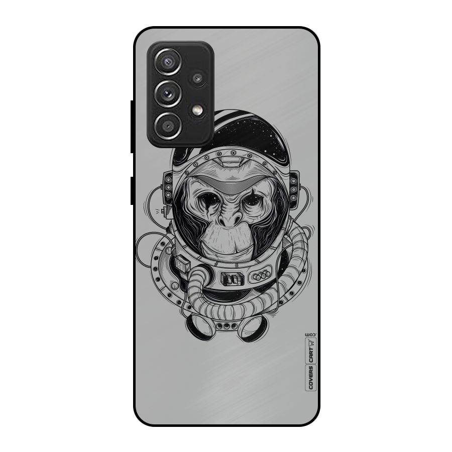 Chimpanzee Astronaut Metal Back Case for Galaxy A52