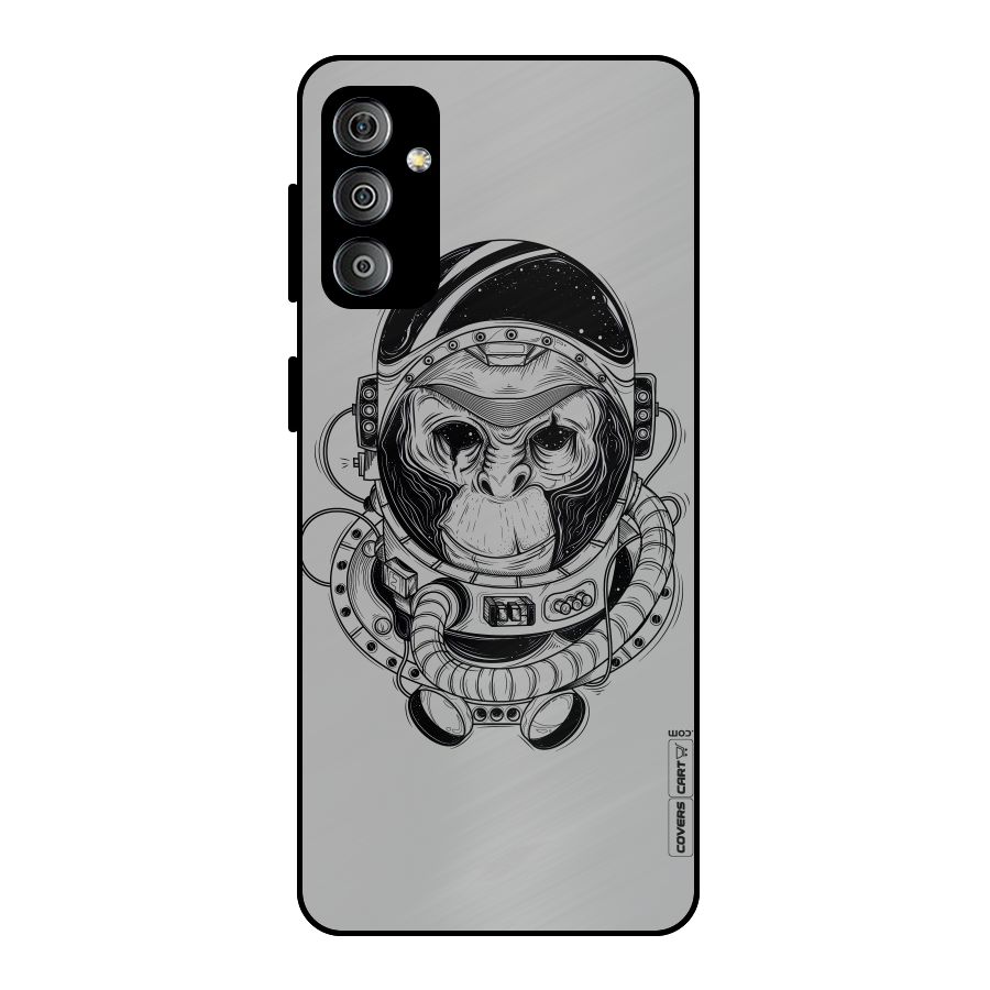Chimpanzee Astronaut Metal Back Case for Galaxy F23