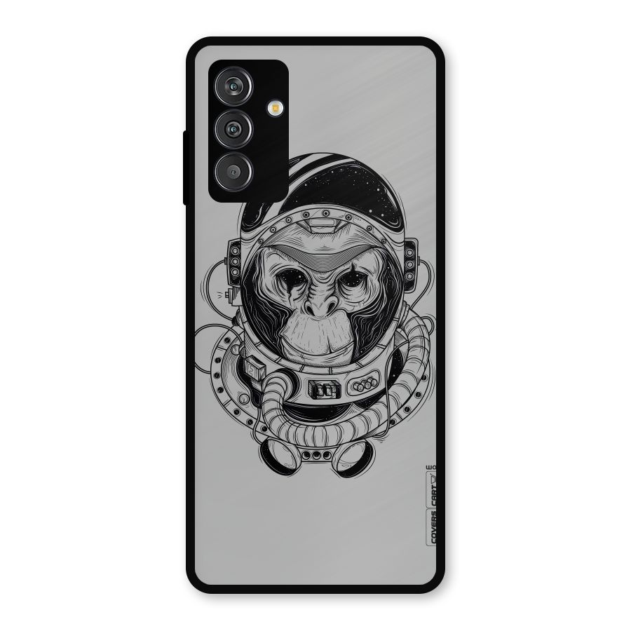 Chimpanzee Astronaut Metal Back Case for Galaxy M14 5G