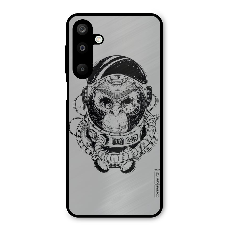 Chimpanzee Astronaut Metal Back Case for Galaxy M16