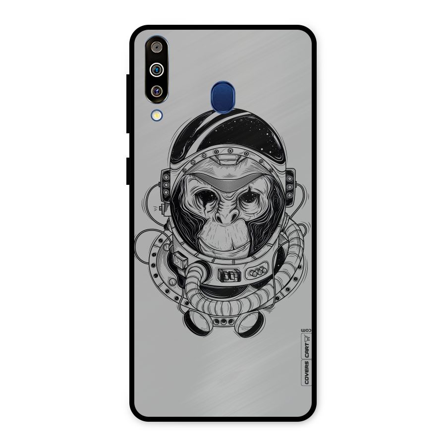 Chimpanzee Astronaut Metal Back Case for Galaxy M30