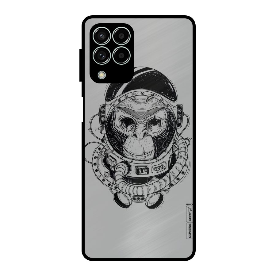 Chimpanzee Astronaut Metal Back Case for Galaxy M33