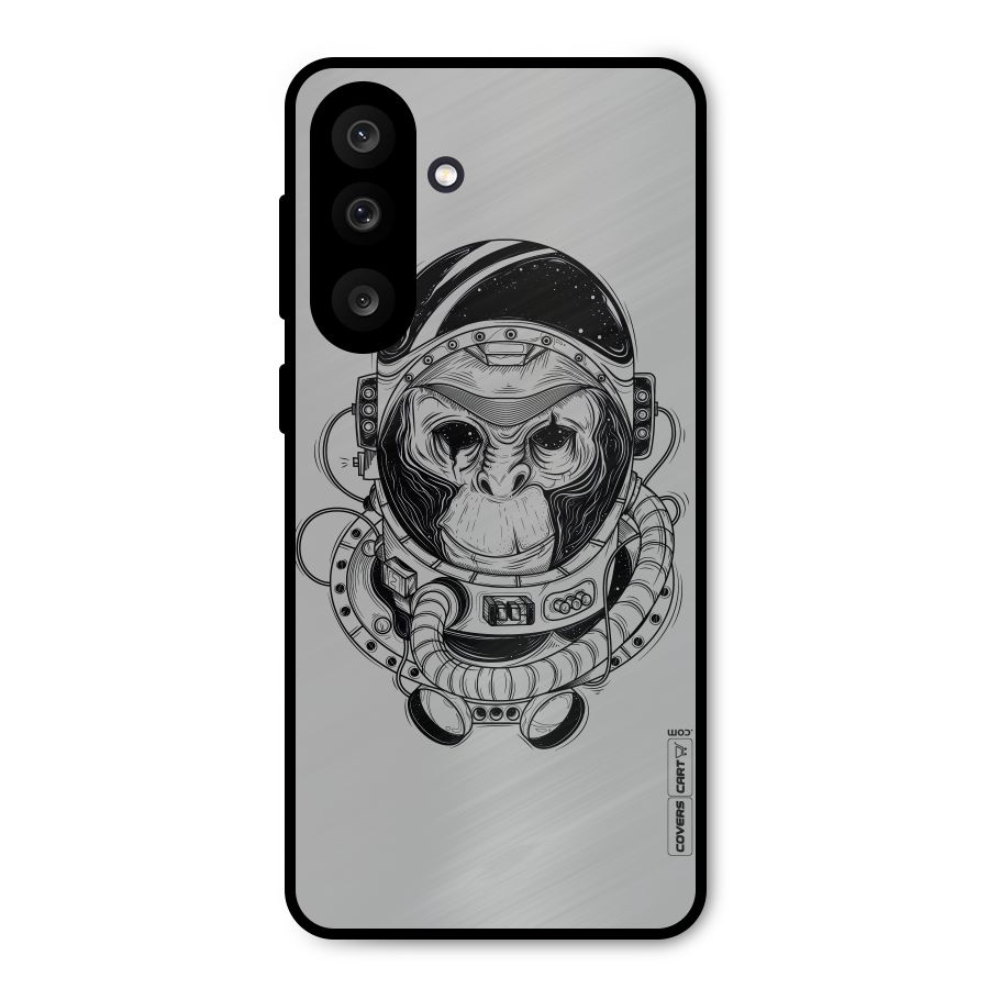 Chimpanzee Astronaut Metal Back Case for Galaxy M56