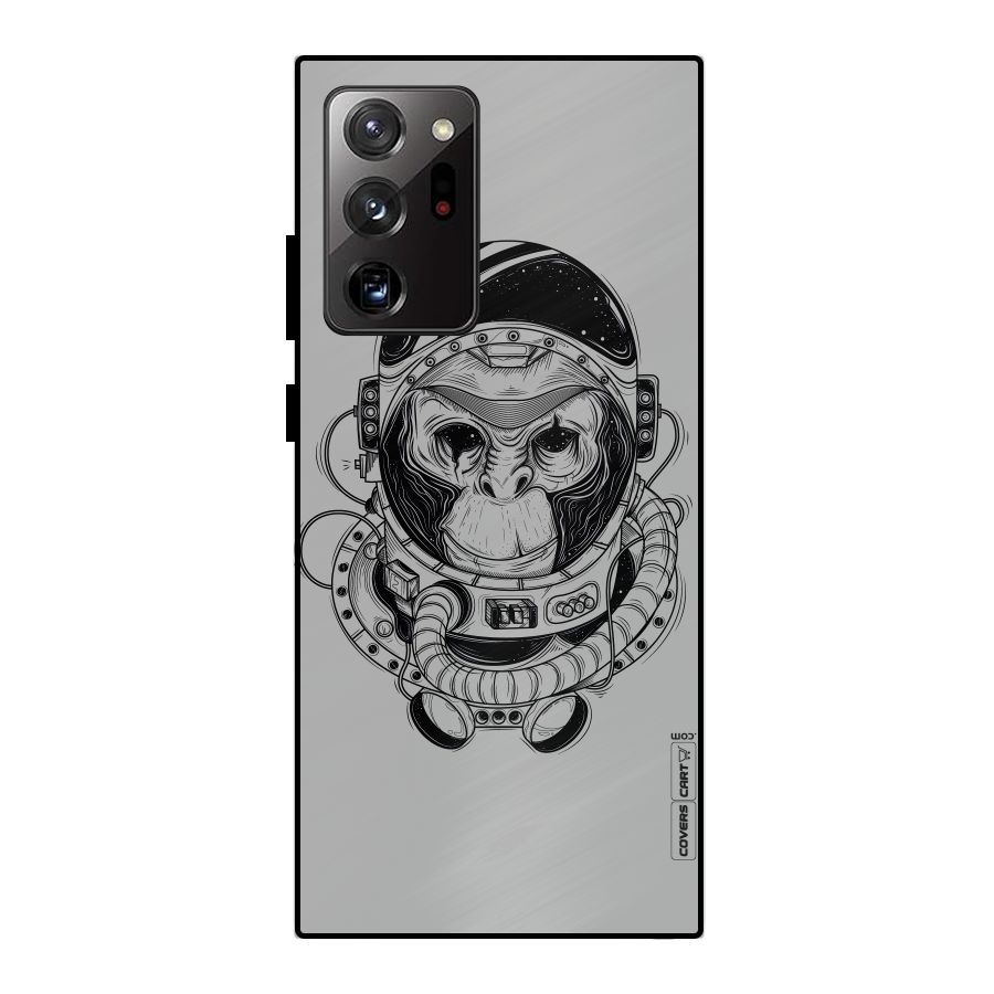 Chimpanzee Astronaut Metal Back Case for Galaxy Note 20 Ultra