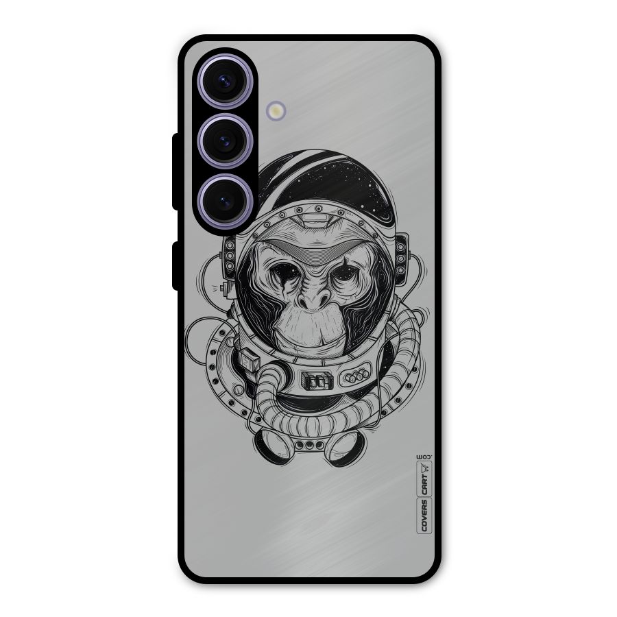 Chimpanzee Astronaut Metal Back Case for Galaxy S24
