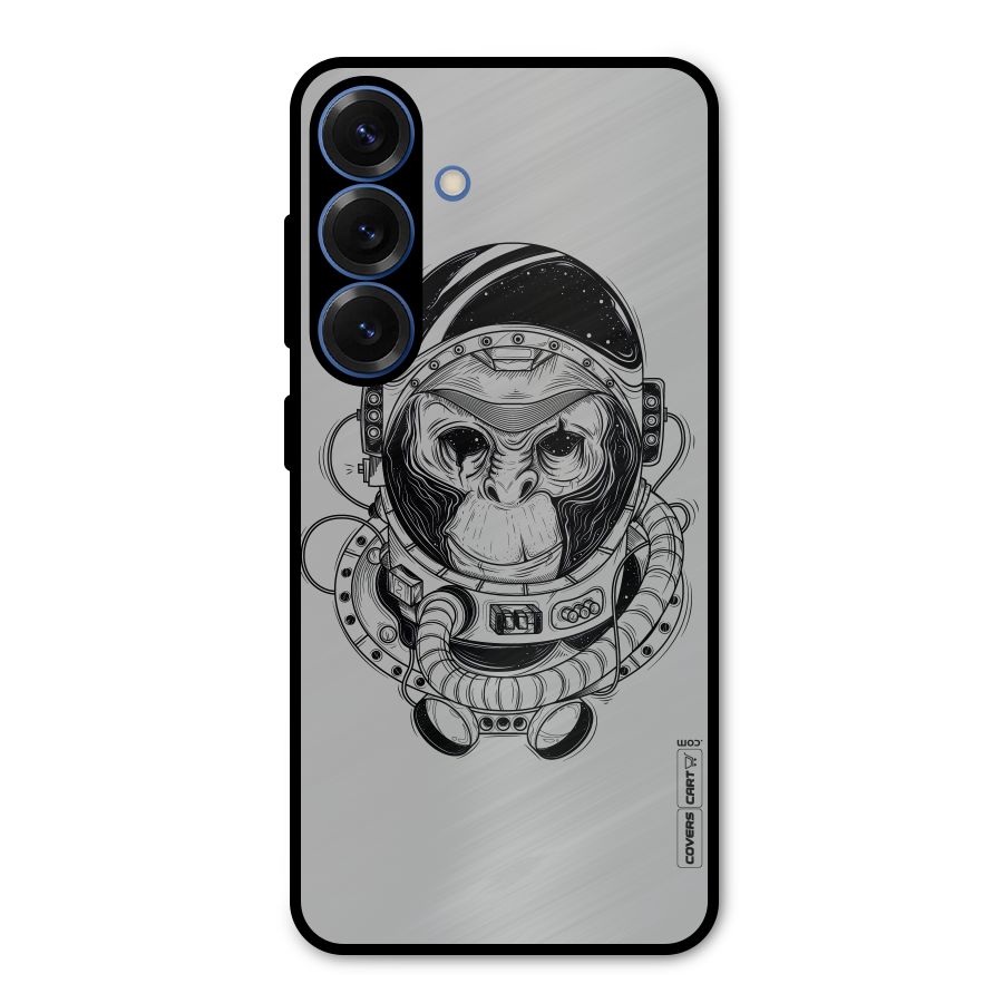 Chimpanzee Astronaut Metal Back Case for Galaxy S25