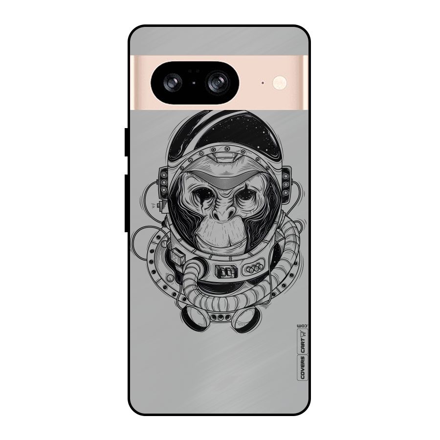Chimpanzee Astronaut Metal Back Case for Google Pixel 8