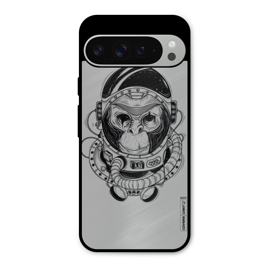 Chimpanzee Astronaut Metal Back Case for Google Pixel 9 Pro XL