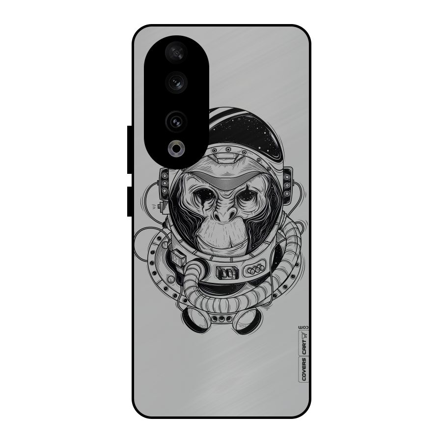 Chimpanzee Astronaut Metal Back Case for Honor 90