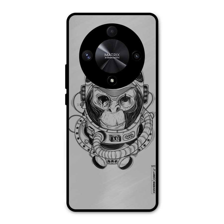 Chimpanzee Astronaut Metal Back Case for Honor X9b