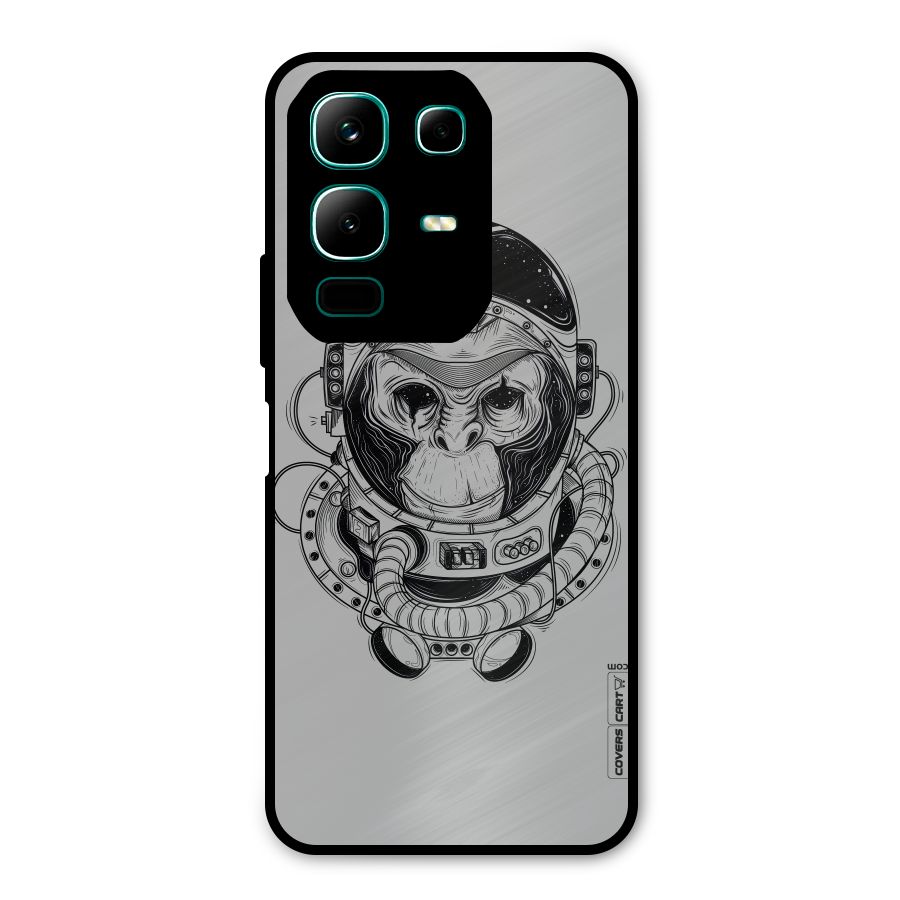 Chimpanzee Astronaut Metal Back Case for Infinix Note 50x