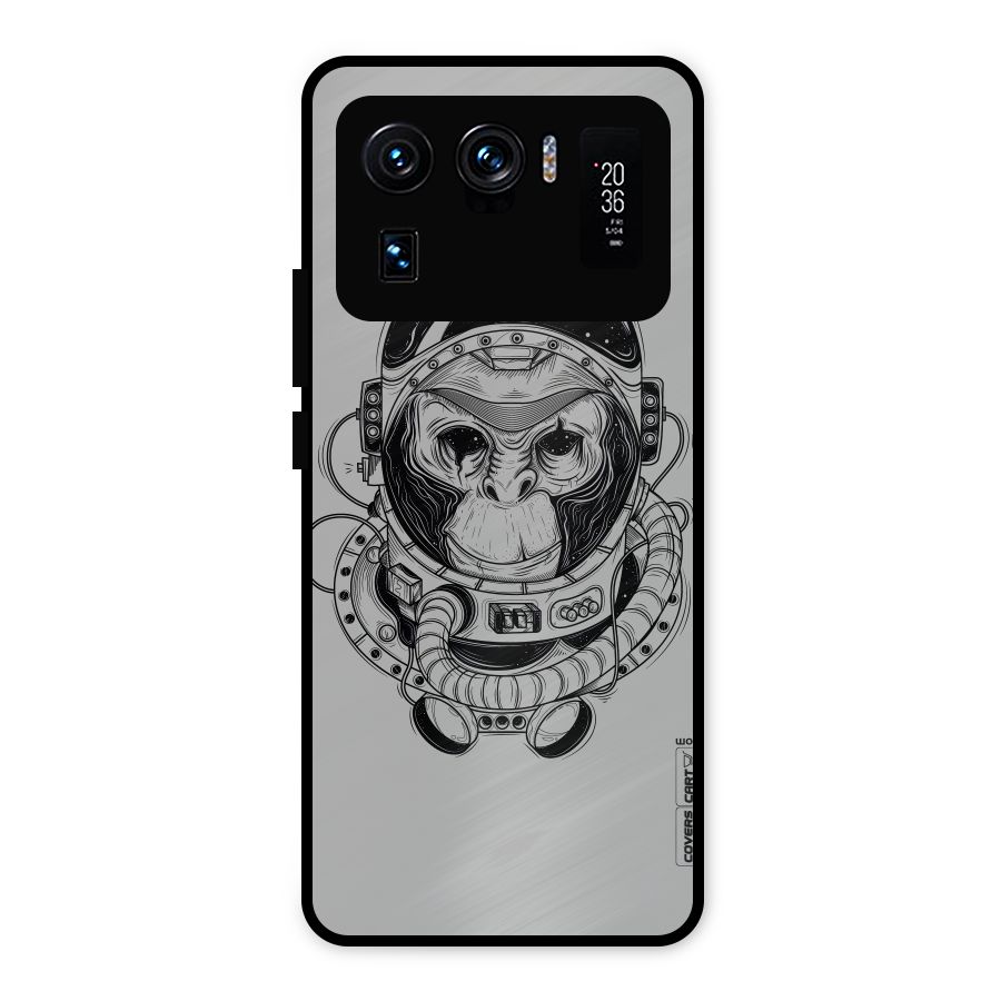 Chimpanzee Astronaut Metal Back Case for Mi 11 Ultra