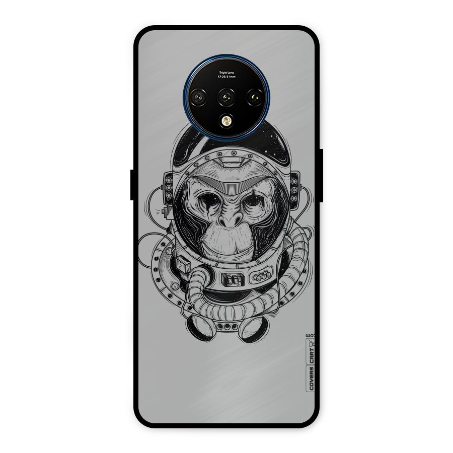 Chimpanzee Astronaut Metal Back Case for OnePlus 7T