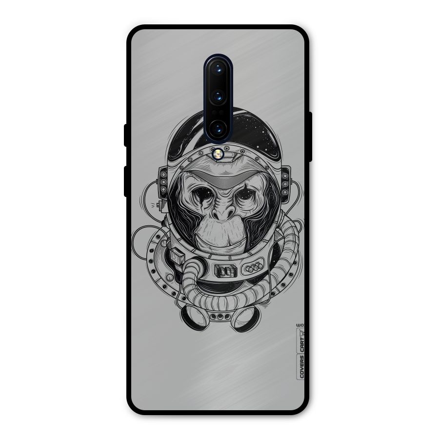Chimpanzee Astronaut Metal Back Case for OnePlus 7 Pro