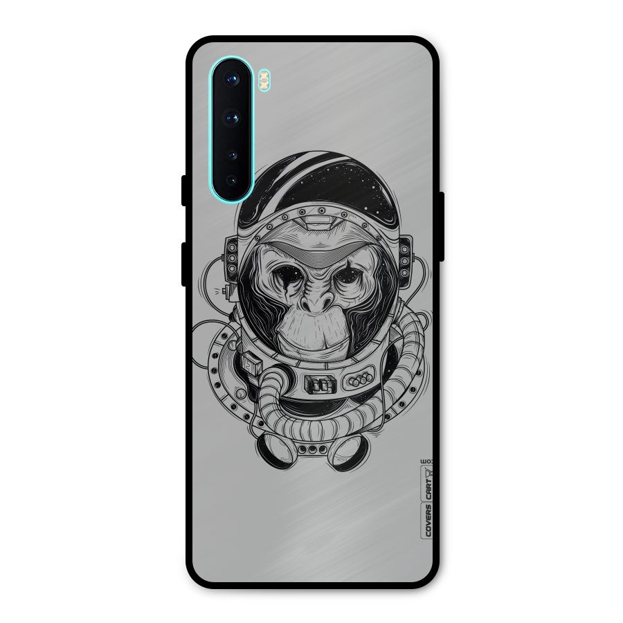 Chimpanzee Astronaut Metal Back Case for OnePlus Nord