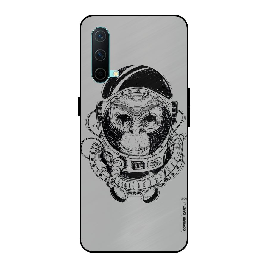 Chimpanzee Astronaut Metal Back Case for OnePlus Nord CE 5G